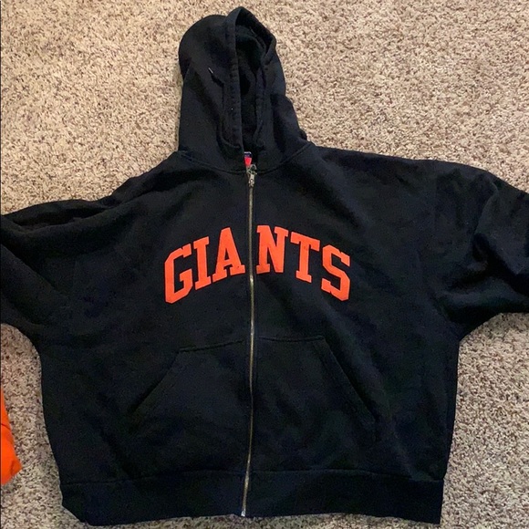 giants zip up hoodie